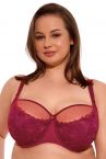 Gaia Lingerie Evy Semi Soft Bra Raspberry Red-thumb Underwired, semi soft bra 70-105, D-L BS-1275-MAL