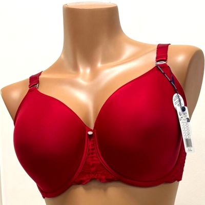 Fantasie Reflect UW Spacer Bra Red Full cup, smooth, moulded, spacer bra with underwires. 65-90, D-J FL101810-RED