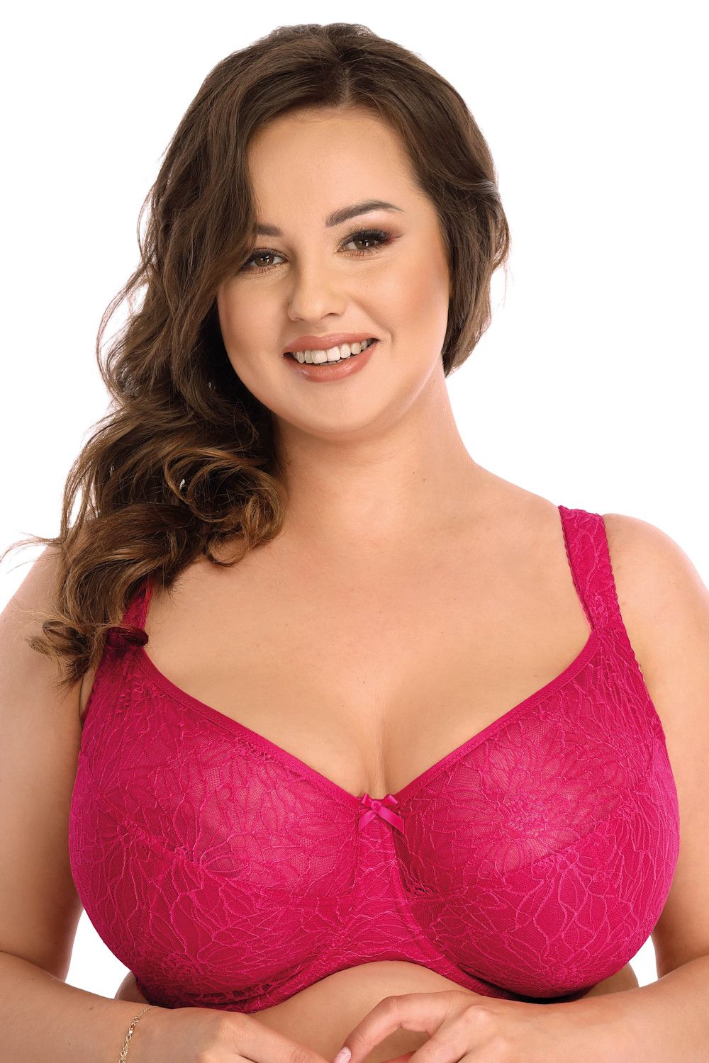  Womens Minimizer Bra Plus Size Underwire Smooth Full  Coverage Seamless Bras Rose Smoked 38F