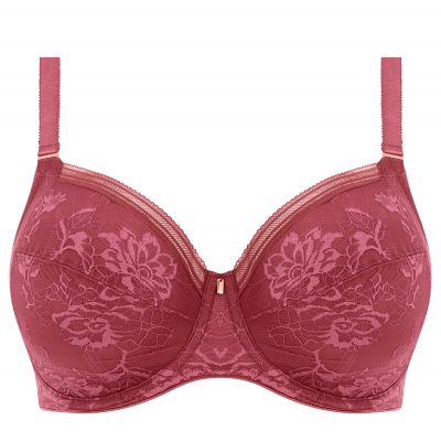 Fantasie Fusion Lace UW Soft Side Support Bra Rosewood Underwired, unpadded side support bra. 65-90, D-L FL102301-ROW