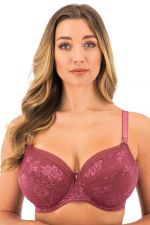 Fusion Lace UW Soft Side Support Bra Rosewood