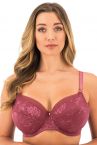 Fantasie Fusion Lace UW Soft Side Support Bra Rosewood-thumb Underwired, unpadded side support bra. 65-90, D-L FL102301-ROW