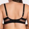 Gorsenia Gisela Soft Bra Black Tiger-thumb Underwired, non-padded mesh bra. 65-100, D-M K879