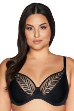 Goddess UW Soft Bralette Bra Black