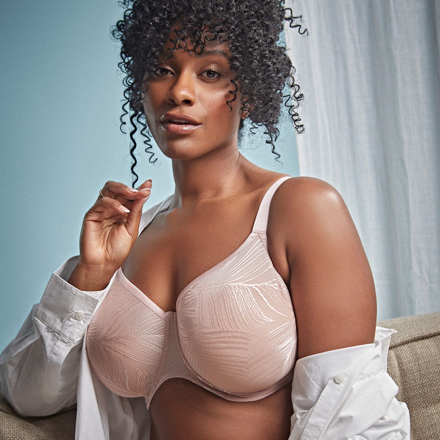 Buy DD-GG White Recycled Lace Comfort Full Cup Bra 36F | Bras | Argos