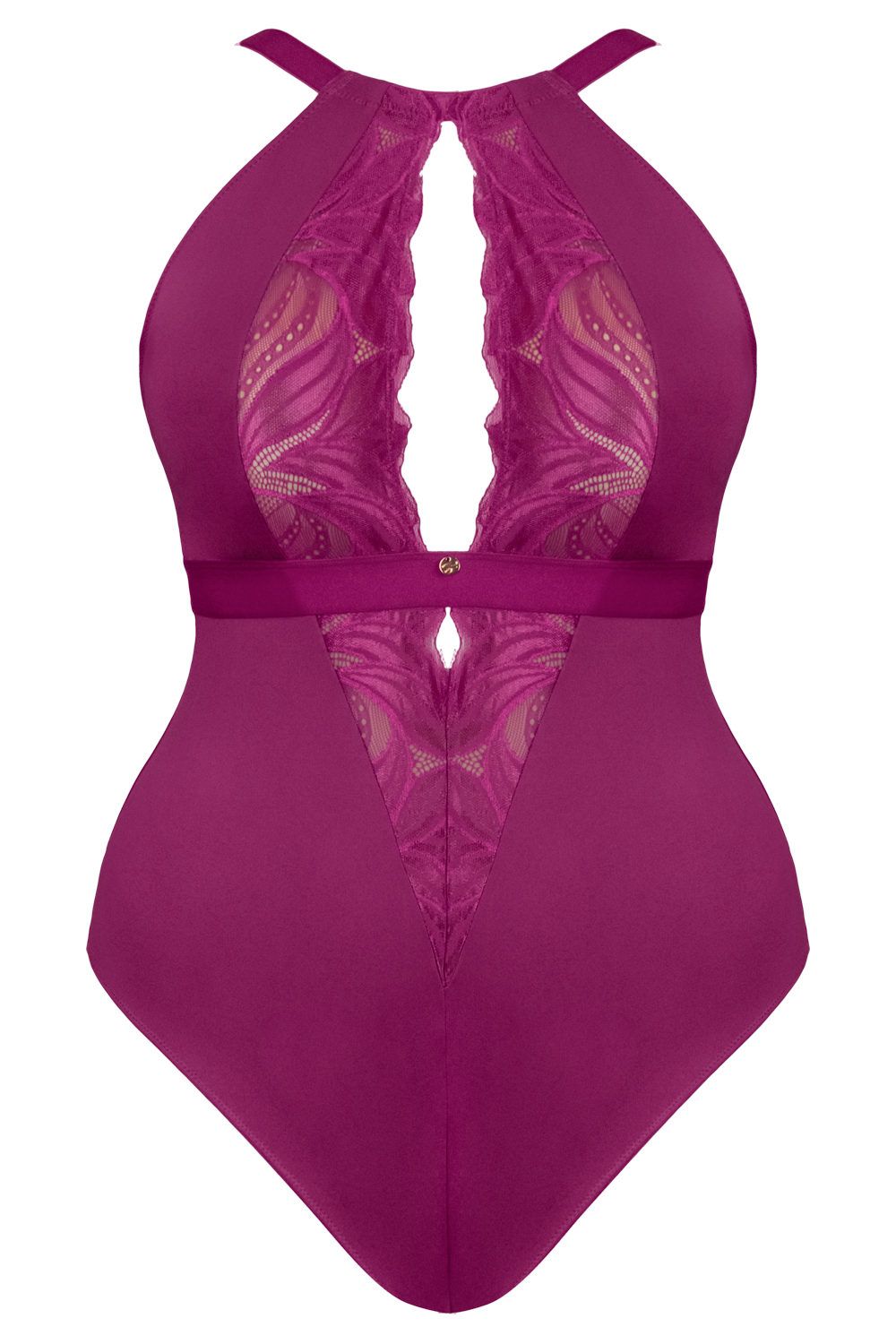 Curvy Kate Scantilly Indulgence Orchid Stretch Lace Bodysuit