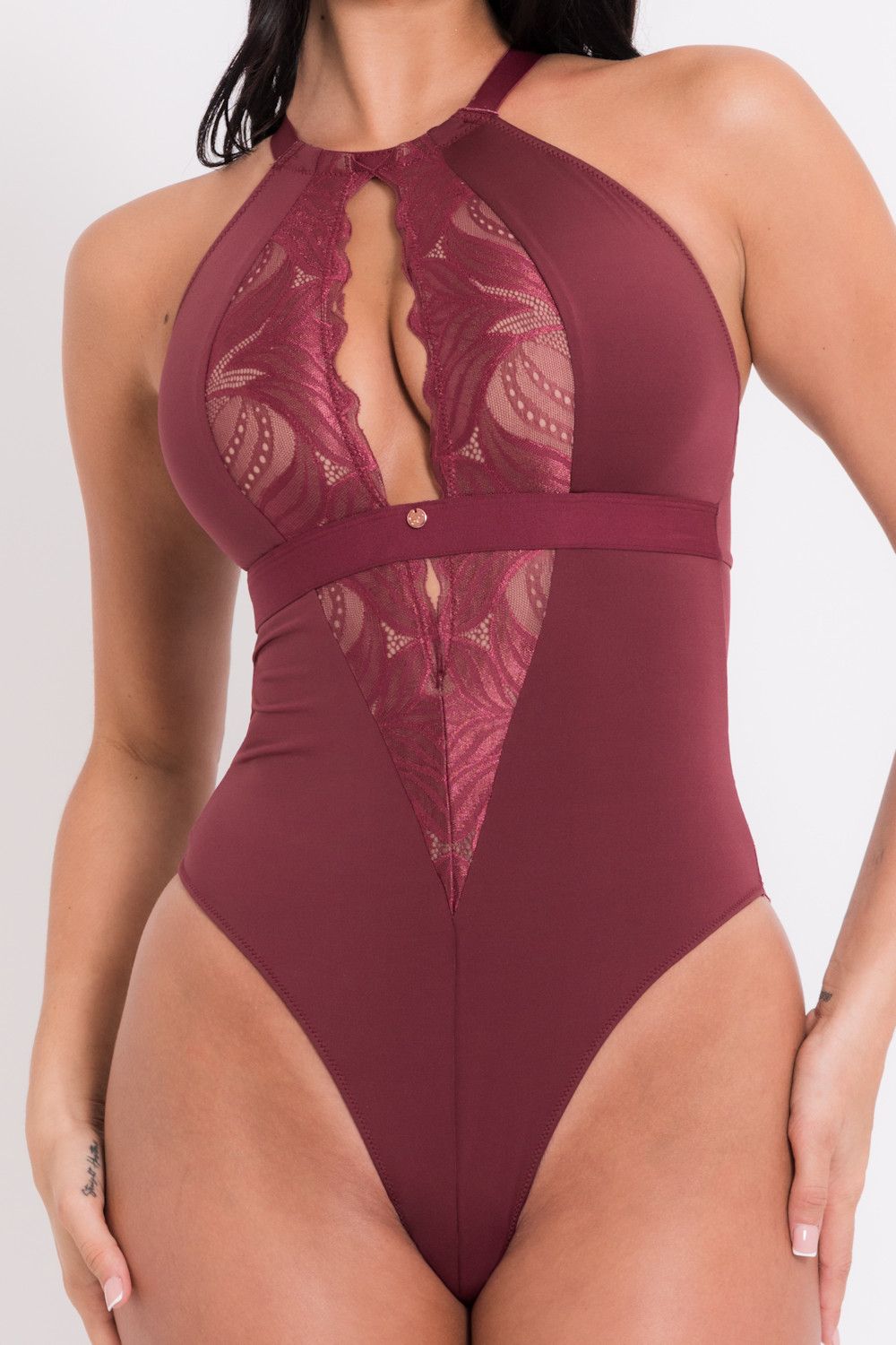 Scantilly by Curvy Kate Indulgence Lace Body Jade