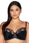 Ava Lingerie Intense UW Semi Soft Bra Black-thumb Underwired, half padded balcony bra. 65-105, D-L AV2121-BLK