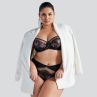 Ava Lingerie Intense UW Soft Side Support Bra Black-thumb Underwired, non-padded mesh balcony bra. 65-105, D-L AV2122-BLK