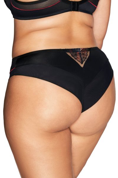 Ava Lingerie Intense Brazilian Thong Black  M/38 - 3XL/46 AV2122/B-BLK