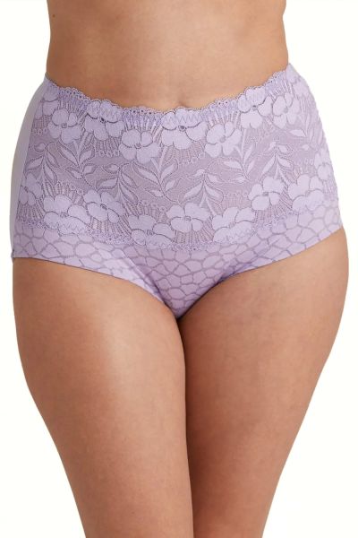 Miss Mary Jacquard & Lace Support Brief Lavender  EU 40-58 MM-4166-09/LAV