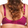 Nessa Joanna Soft UW Bra Amaranth-thumb Underwired non-padded balconnet with double layer mesh and stretch lace cups. 65-100, E-O JOA-550-AMA