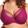 Nessa Joanna Soft UW Bra Amaranth-thumb Underwired non-padded balconnet with double layer mesh and stretch lace cups. 65-100, E-O JOA-550-AMA