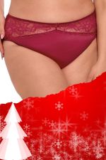 Evy Midi Briefs Raspberry Red