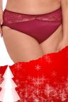 Gaia Lingerie Evy Midi Briefs Raspberry Red-thumb Midi brief with normal waist. L/40 - 4XL/48 GFP-1275-MAL