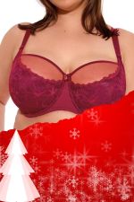 Evy Semi Soft Bra Raspberry Red