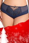 Gorsenia Aria Briefs Navy-thumb Midi briefs with medium high waist. M/38 - 4XL/48 K877