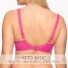 Gaia Lingerie Keto Semi Soft Bra Fuksja-thumb Underwired, semi soft bra. 70-105, D-L BS-1134-FUK