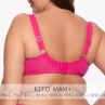 Gaia Lingerie Keto Semi Soft Bra Fuksja-thumb Underwired, semi soft bra. 70-105, D-L BS-1134-FUK