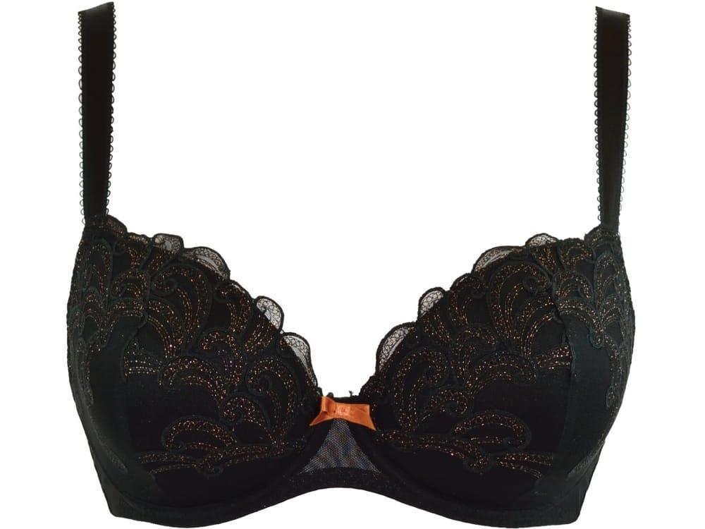 Kitty Plunge Bra Black Copper by Curvy Kate | Lumingerie bras and ...