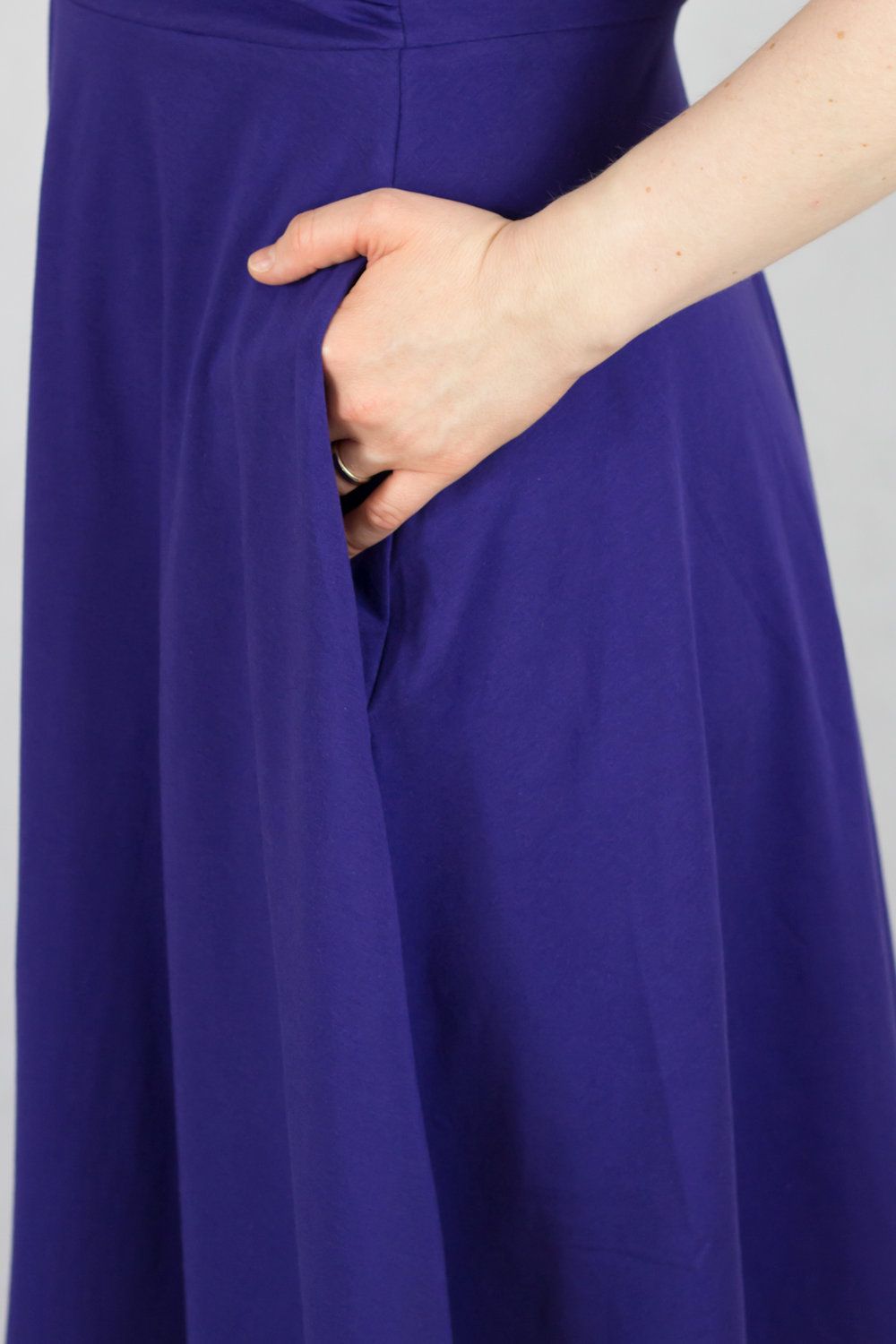 Urkye Koperta Dress with Short Sleeves Rose Violet