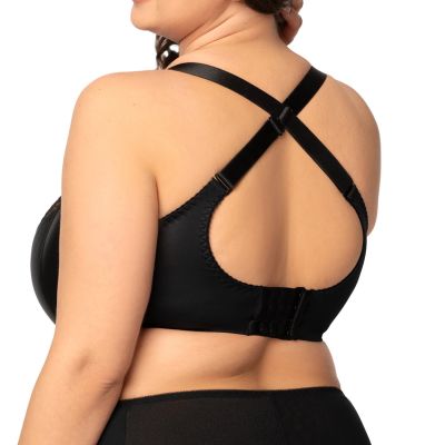 Nessa Ksymena Magic Soft Side Support UW Bra Black Underwired, non-padded bra with multiway straps. 65-100, D-P KSY-N545-BLK