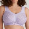 Miss Mary Lovely Jacquard Non-Wired Bra Lavender-thumb non-wired, full cup bra with extra wide straps. 80-110 D-I MM-2424-09/LAV