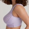 Miss Mary Lovely Jacquard Non-Wired Bra Lavender-thumb non-wired, full cup bra with extra wide straps. 80-110 D-I MM-2424-09/LAV