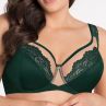 Gorsenia Luisse Soft Bra Forest Green-thumb Underwired, non-padded full cup bra. 65-100, D-M K441-ZIE