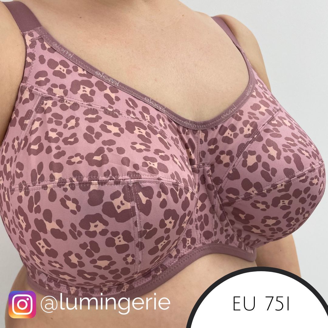 Elomi Energise UW Sports Bra Vintage Denim  Lumingerie bras and underwear  for big busts