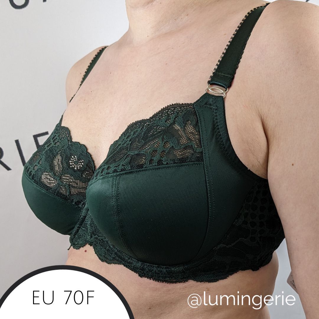 Reflect Deep Emerald Side Support Bra from Fantasie