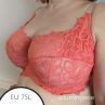 Panache Allure Full Cup Bra Coral-thumb Underwired, non-padded, full cup bra. 65-90, E-M 10765-CRL