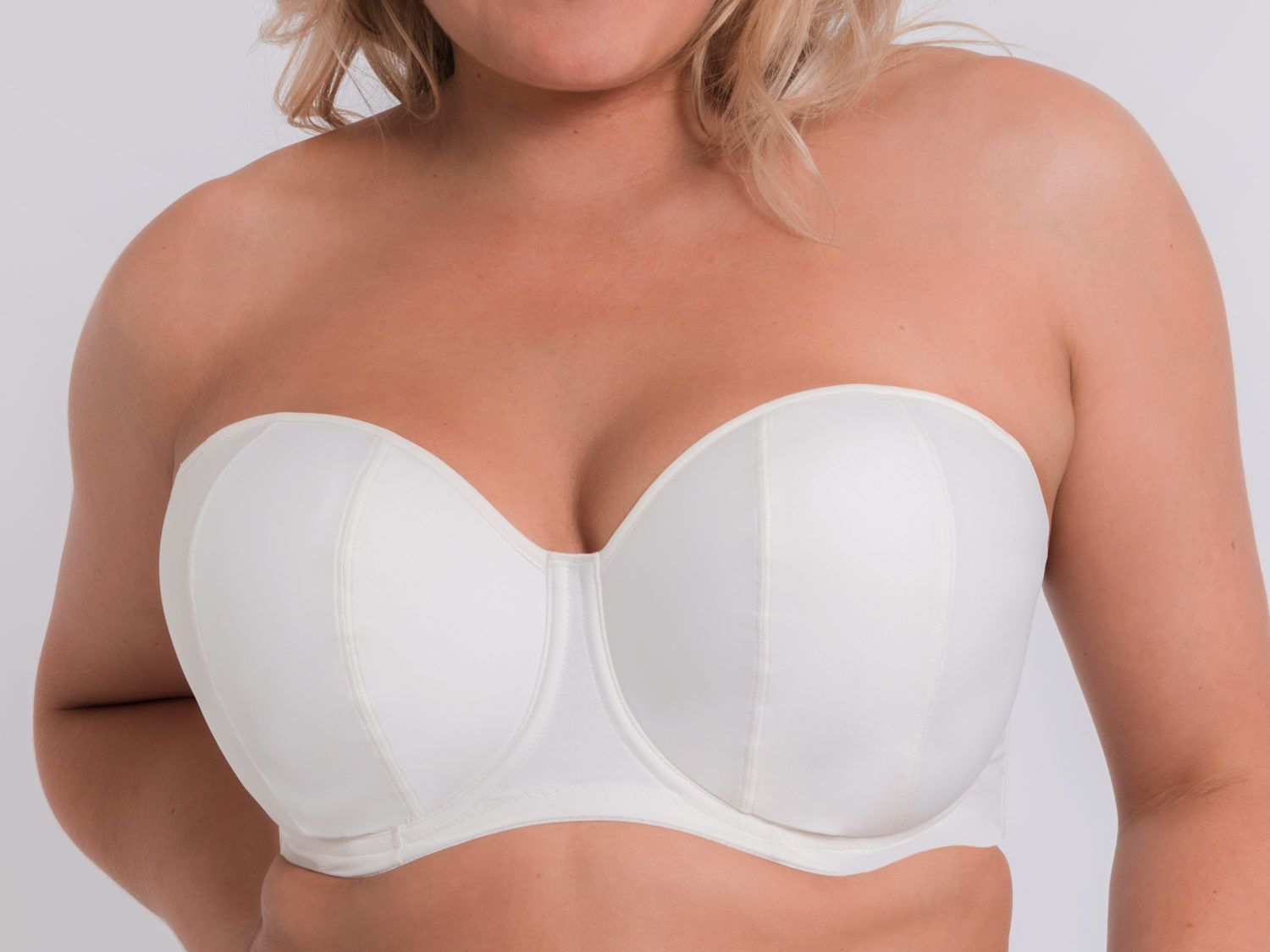 Curvy Kate Luxe Underwire Strapless Multiway Bra, Ivory