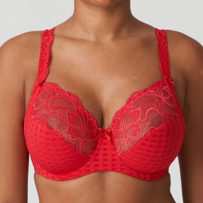 PrimaDonna Madison UW Full Cup Bra Scarlet Underwired, non-padded full cup bra 70-100, D-I 01621-20/21-SCA