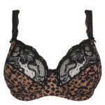 Pour Moi Madison Underwired Non Padded Lace Bow Stretch Bra Honey Size 36F  36 F 