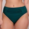 PrimaDonna Mangalore Full Bikini Briefs Jewel Green-thumb High waisted full bikini briefs with ruching at the front. S/38 - 5XL/52 4012151-JGR