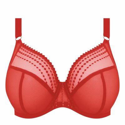 Elomi Matilda UW Plunge Bra Haute Red Underwired, full cup plunge bra. 70-100, E-O EL8900-HAD