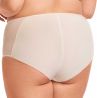 Nessa Milena Midi Brief Ecru-thumb Midi briefs with mesh insert at front. M-5XL MIL-NO2-ECR