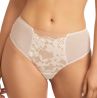 Nessa Milena Brazilian Ecru-thumb Brazilian briefs with mesh insert at front. M-5XL MIL-NO3-ECR