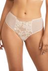 Nessa Milena Brazilian Ecru-thumb Brazilian briefs with mesh insert at front. M-5XL MIL-NO3-ECR