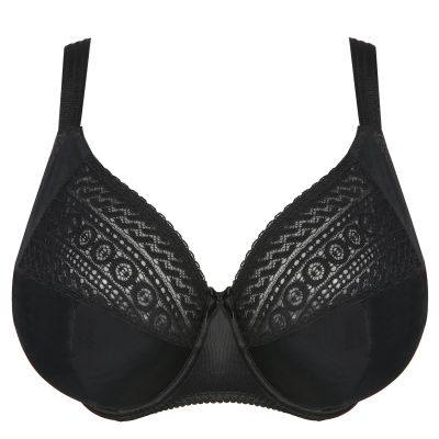 PrimaDonna Montara UW Full Cup Bra Black Underwired, non-padded full cup bra with side support. 70-110, D-M 01633-80/85-ZWA