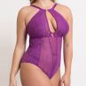 Scantilly by Curvy Kate Opulence Lace Body Mystic Purple-thumb Nonwired lace body with adjustable straps to fit DD-HH cups. S/36-38 - 2XL/52-54 ST-038-704-MPU