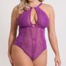 Scantilly by Curvy Kate Opulence Lace Body Mystic Purple-thumb Nonwired lace body with adjustable straps to fit DD-HH cups. S/36-38 - 2XL/52-54 ST-038-704-MPU