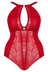 Scantilly by Curvy Kate Opulence Lace Body Ruby Red-thumb Nonwired lace body with adjustable straps to fit DD-HH cups. S/36-38 - 2XL/52-54 ST-038-704-RBB