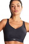 Panache Sport Endurance UW Non-Padded Sports Bra Black-thumb Underwired, non-padded sports bra with racer back option. 60-90, D-M 5022-BLK