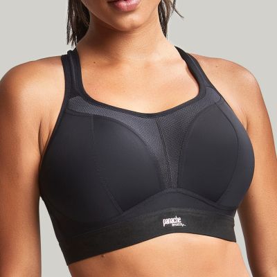 Panache Sport 7341B Boundless Non Wired Padded Sports Bra Black Non wired, padded sports bra. 60-90, D-M 7341B-BLK