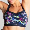 Panache Sport 5021D Power UW Padded Sports Bra Graphic Print-thumb Underwired, padded sports bra with racer back option. 65-90, D-K 5021D-GRA