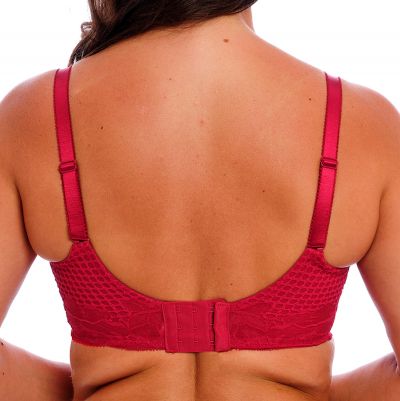 Fantasie Reflect UW Soft Side Support Bra Red Underwired, unpadded side support bra. 65-95, D-M FL101801-RED