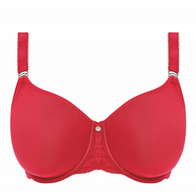 Fantasie Reflect UW Spacer Bra Red Full cup, smooth, moulded, spacer bra with underwires. 65-90, D-J FL101810-RED