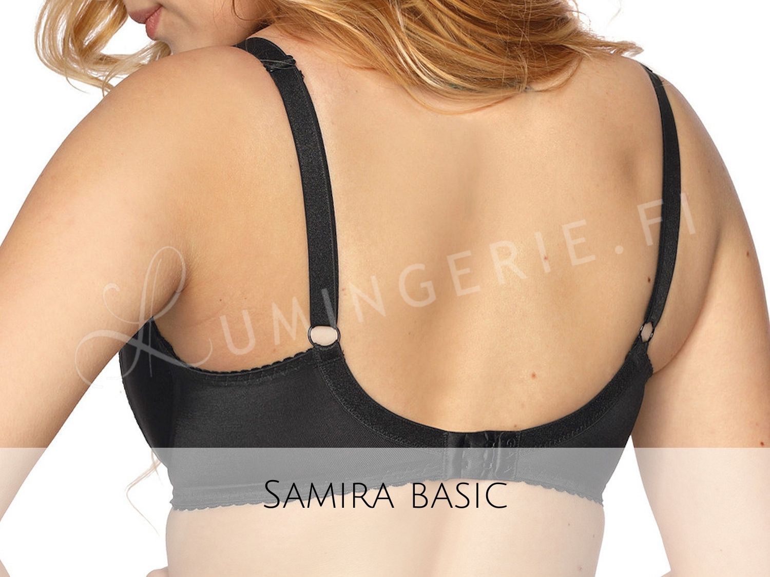 Gaia Lingerie Samira Soft Bra Black  Lumingerie bras and underwear for big  busts